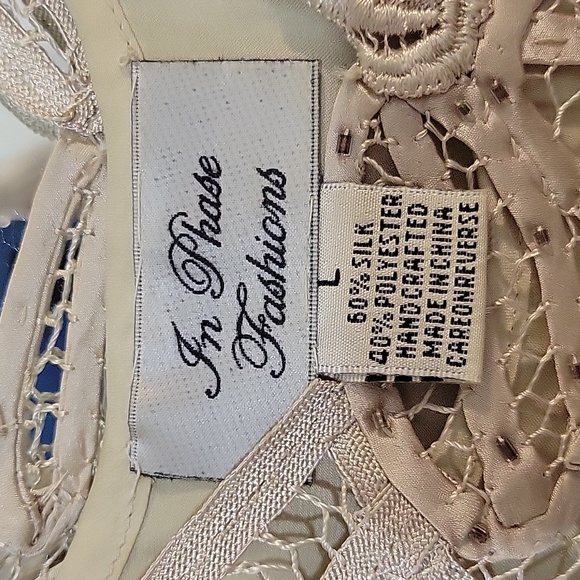 EUC In Phase Fashion Champagne Evening Dress - Picture 9 of 10